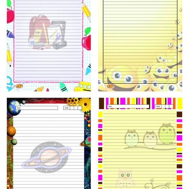 A4 DESIGNER SHEET (PACK OF 5)